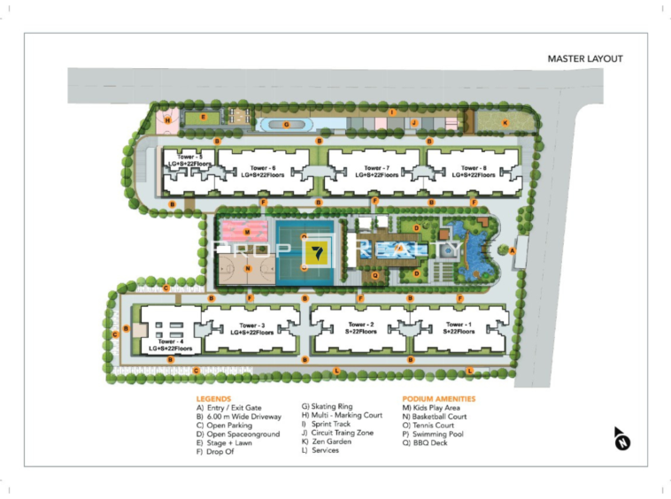 kohinoor uptown avenue Master plan